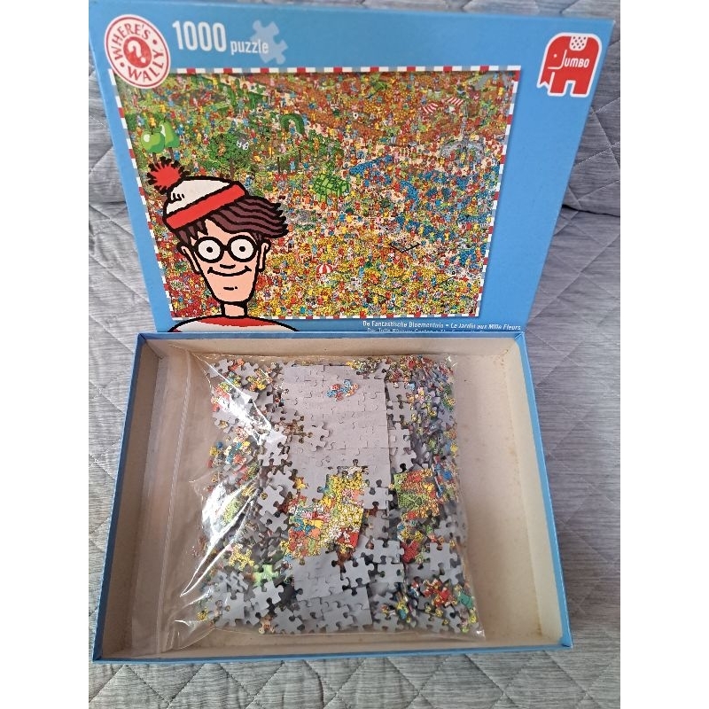 歐美進口〔jumbo〕Where's wally 威利在哪裡 1000片拼圖