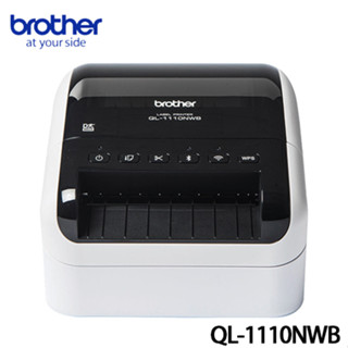 brother QL-1110NWB網路藍芽大尺寸條碼標籤機【最寬103mm/USB、藍芽連線/電腦編輯/自動裁切】