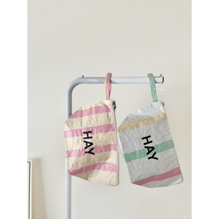 現貨🇩🇰正品 Hay 條紋防水拉鍊收納包 化妝包 candy stripe bag