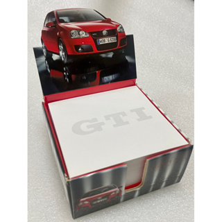 純正 VW 德國原廠絕版精品votex VW Golf 5 GTi 紀念便條紙盒