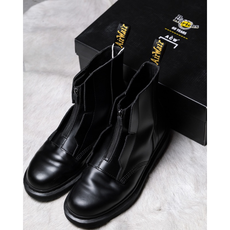 Dr.Martens 1460 A-COLD-WALL* LEATHER ANKLE BOOTS 聯名款馬汀大夫拉鍊靴