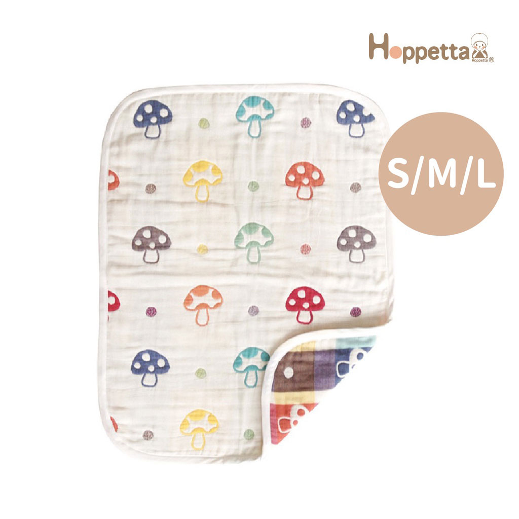【Hoppetta】日本製 蘑菇六層紗被(S-L) 多尺寸可選｜官方旗艦店