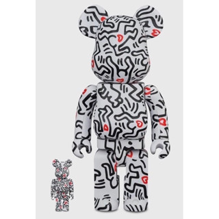 庫柏力克熊 BE RBRICK 400% Keith Haring #8 凱斯哈林 聯名款8代
