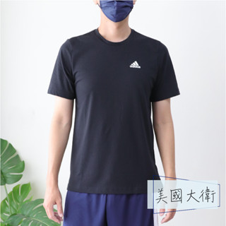 adidas 短袖 LOGO T恤 上衣 短t tee 衣服 t-shirt 男 愛迪達 正品【HT7321】美國大衛