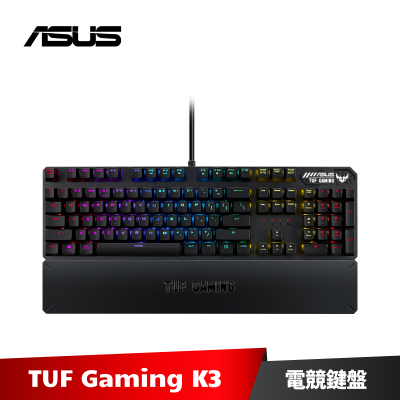 ASUS TUF GAMING K3 RGB 機械式電競鍵盤 華碩