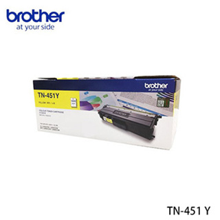 【brother旗艦店】 TN-451Y 原廠黃色碳粉匣 列印張數：1,800張