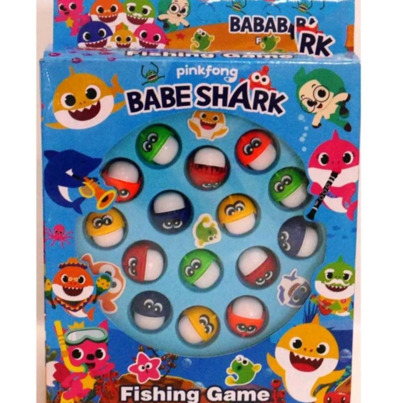 【鯊魚寶寶】電動轉盤釣魚組 鯊魚家族 碰碰狐 Baby Shark 釣魚玩具 親子遊戲 兒童遊戲