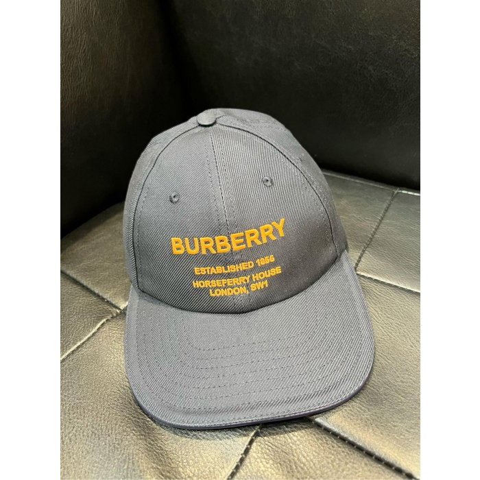 BURBERRY 刺繡字 帽子 義大利製