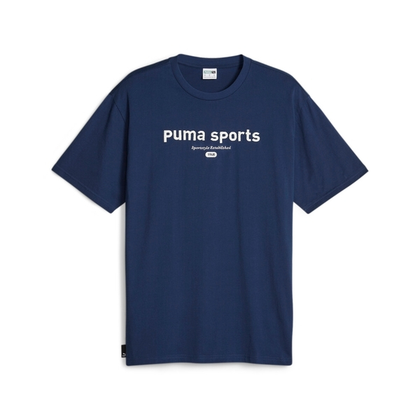 PUMA 短T 流行系列 P.TEAM 深藍 LOGO 短袖 T恤 男 62131615