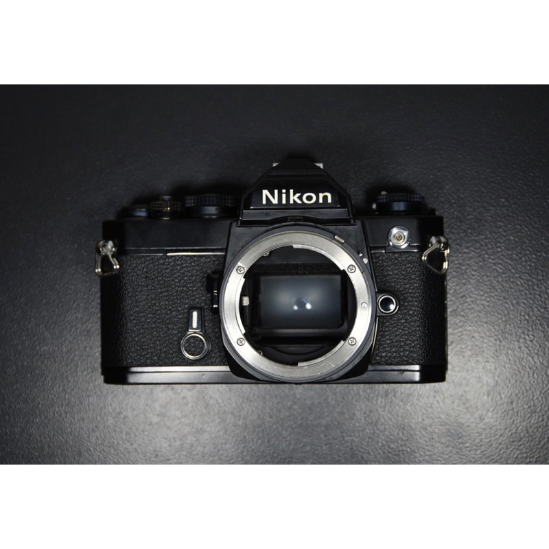 【經典古物】經典相機 NIKON FM (1977年) 黑 三花版 單反 手動對焦 機械底片 單眼相機 FM FE FA