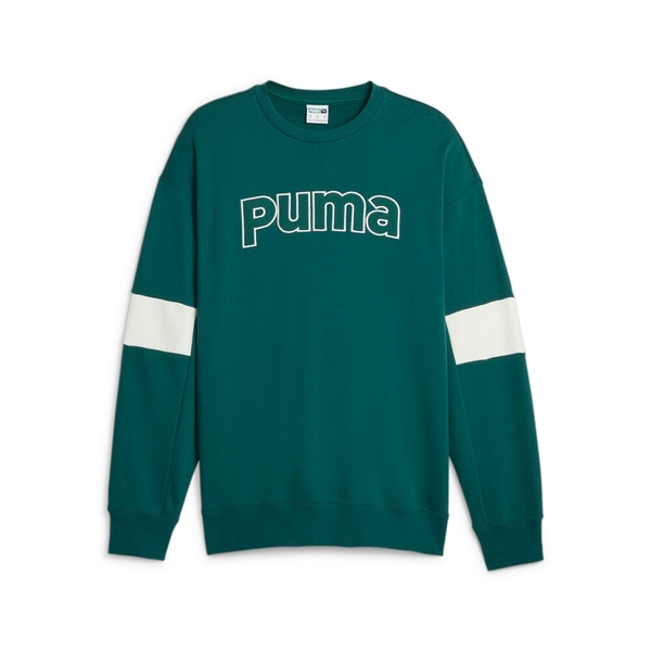 PUMA 大學T 流行系列 綠色 P.TEAM 圓領衫 E.SO瘦子 男 62132443