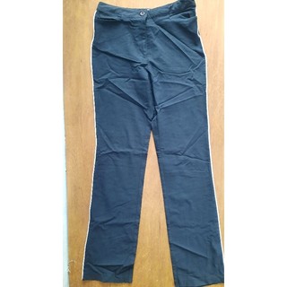 運動風格褲子 new pants側邊條紋褲子 size s