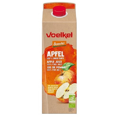 Voelkel 維可 蘋果原汁 1000ml/瓶(利樂包)（超商限4瓶)