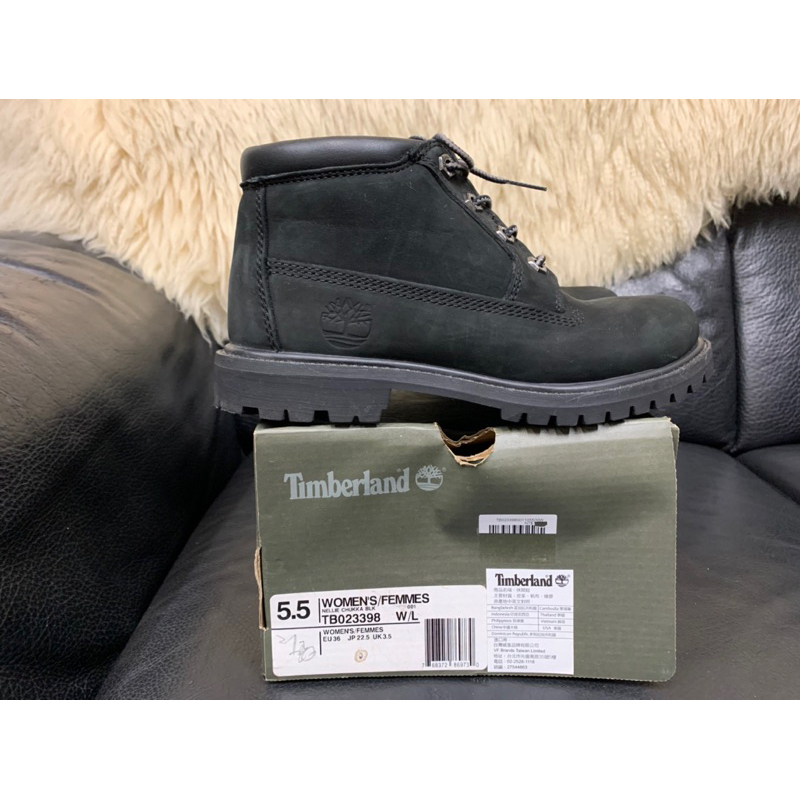 TIMBERLAND｜女款黑色經典防水短靴