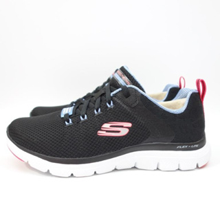 [麥修斯]SKECHERS FLEX APPEAL 4.0 149580WBKMT 健走鞋 運動鞋 寬楦 足弓支撐 女款