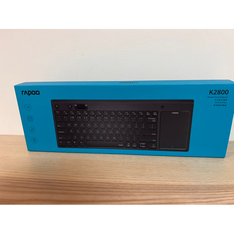 全新【手感舒適極速觸發】雷柏K2800無線觸控鍵盤USB無線時尚纖薄商務辦公筆記本台式機電腦家用多媒體鍵盤獨立滑鼠按鍵