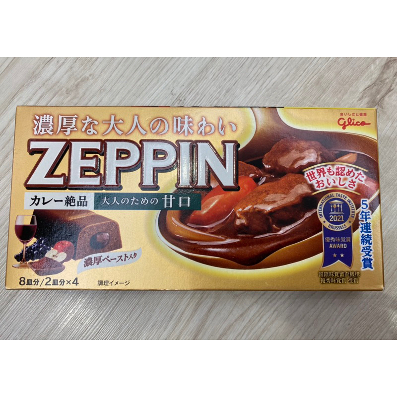 客訂 即期～日本 固力果ZEPPIN絕品咖哩塊（甘口）