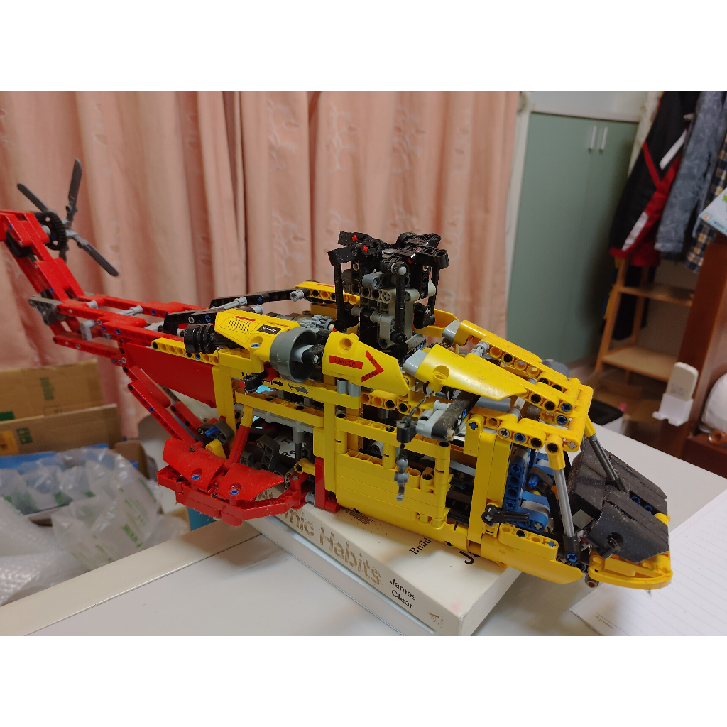(最近太累這個停賣) [二手|已組裝] 樂高 LEGO 積木 8071 工程車 9396 救援直升機 8291 越野機車