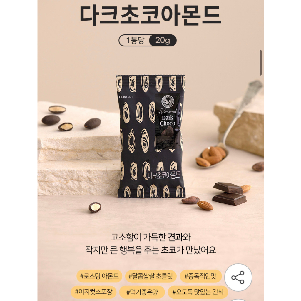 韓國森鼠牌黑巧克力杏仁果/高蛋白巧克力杏仁果/香濃牛奶巧克力杏仁果/巧克力球