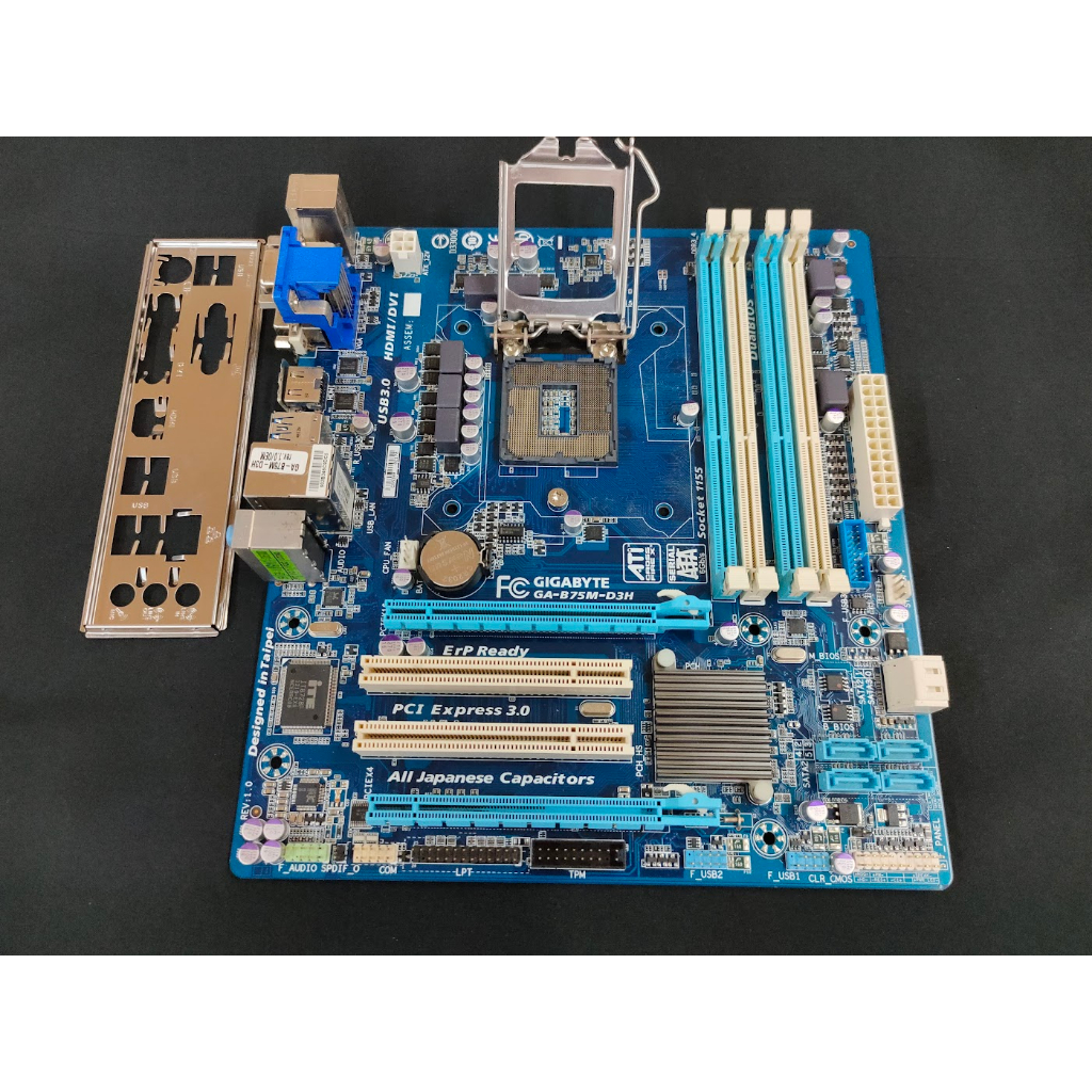 技嘉 Gigabyte B75M D3H B75 晶片 rev 1.0 NVME 開機 LGA1155 MATX 主機板