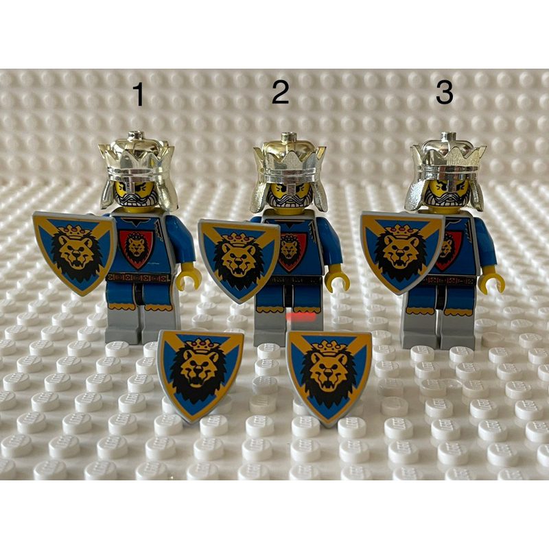 LEGO樂高 絕版 二手6098 城堡 藍獅國王城堡 國王 人偶 徵兵 藍獅