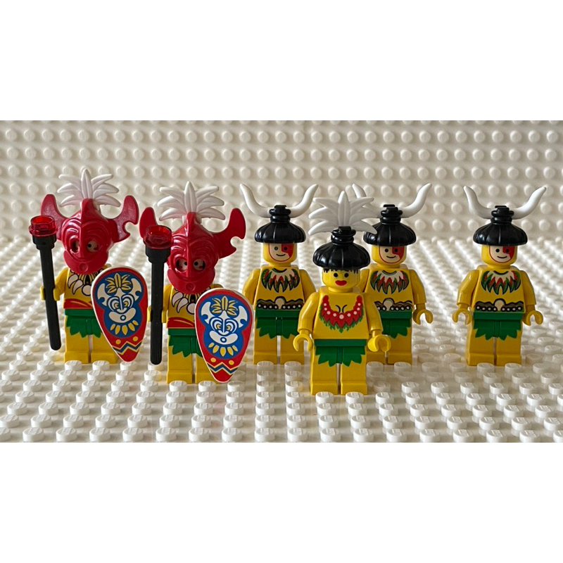 LEGO樂高 海盜系列 絕版 二手 6264 6278 6256食人族 酋長 女食人族 土人