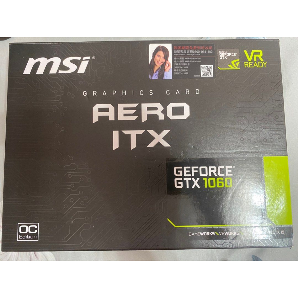 微星MSI GTX1060 AERO ITX 顯卡