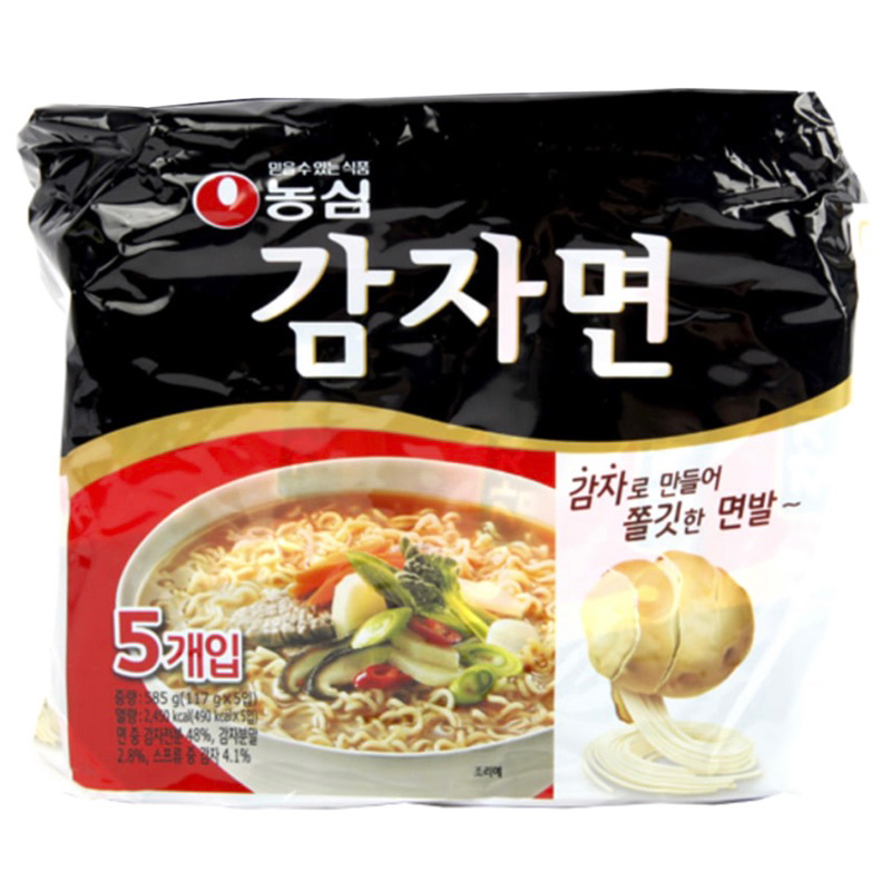 [韓國境內版] Nongshim 農心 馬鈴薯麵5包入