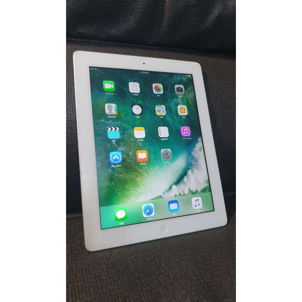 二手機 iPad 4 白 White 64G APPLE A1458 (MB000957)