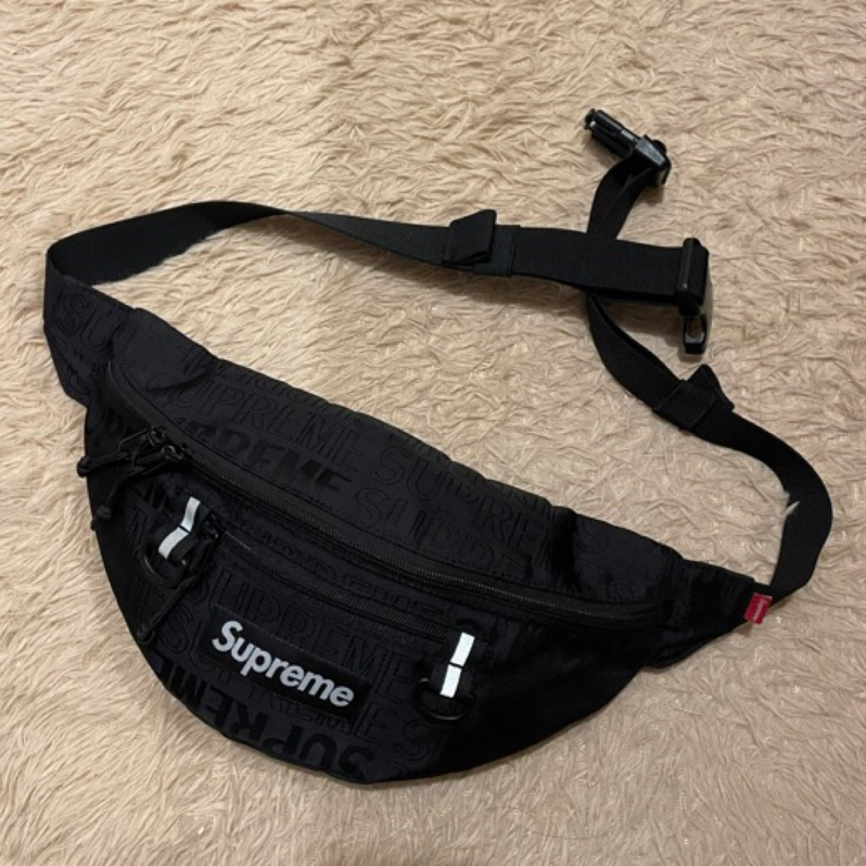 Supreme 46TH 19SS WaistBag 腰包 小包 46代 SS19 黑色