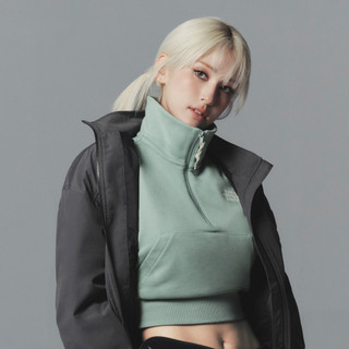 ☆Baro☆韓版 The North Face 23FW COMFY HALF ZIP SWEATSHIRTS