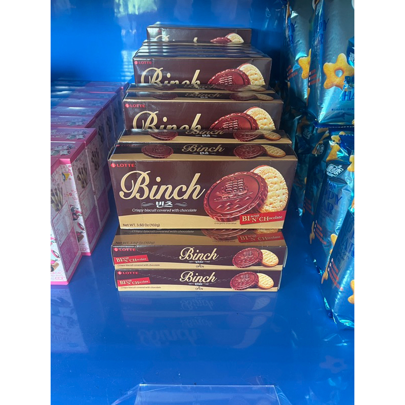 韓國樂天 BINCH巧克力餅乾102g