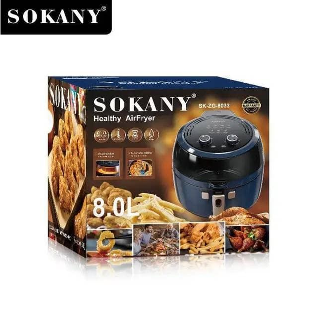 sokany air fyer 8L 220v