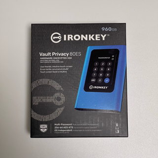 Kingston 金士頓 IronKey Vault Privacy 80 960GB 外接固態硬碟 IKVP80ES