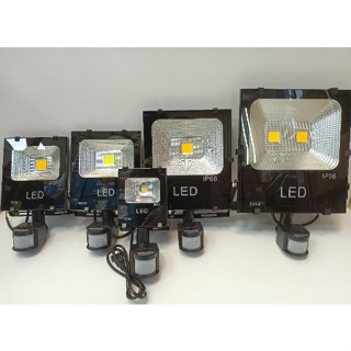LED 戶外防水(IP66)紅外線人體感應投射燈 10W/20W/30W/50W 感應靈敏 台灣現貨保固一年