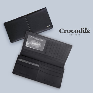 【原廠公司現貨】Crocodile 鱷魚 13卡夾 牛皮長夾 Nappa 納帕軟皮系列 0203-36011