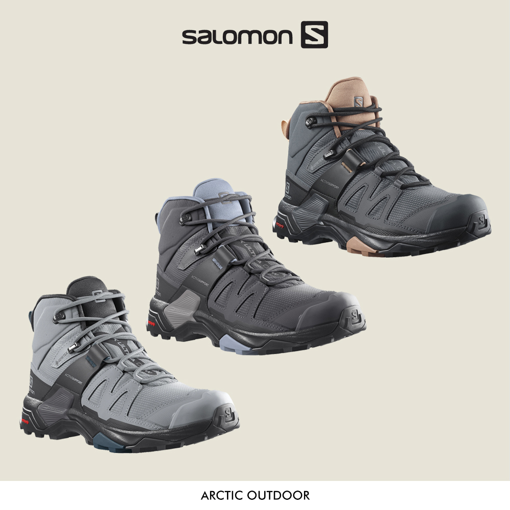 Salomon 女款 X ULTRA 4 GTX 中筒登山鞋 機能 戶外鞋