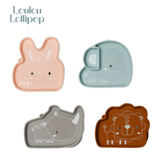 Loulou Lollipop - 加拿大 動物造型 防滑矽膠餐盤 /兒童餐具