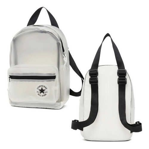 CONVERSE 後背包 CLEAR GO LO BACKPACK VINTAGE 中 10025356-A01半透明白