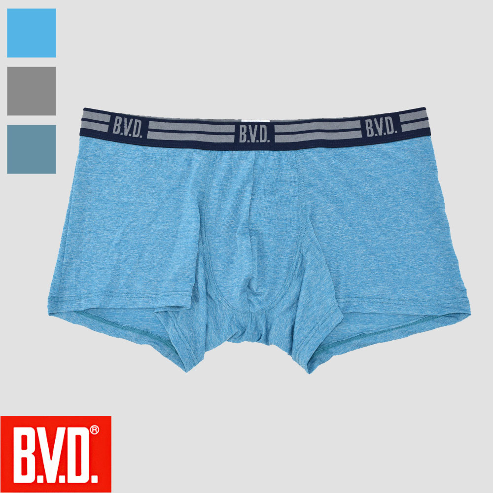 【BVD】親膚速乾彈性貼身平口褲-SB14221