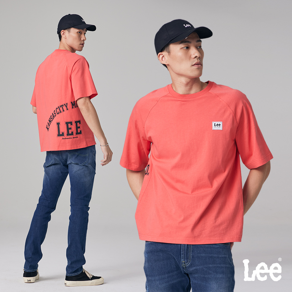 Lee 男女適穿 小LOGO短T 紅色 LB302084030
