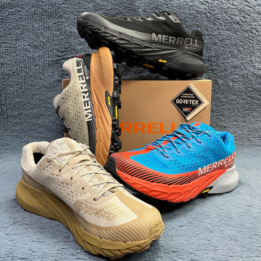 【MERRELL 邁樂】Agility Peak 5 Gore-tex 男款 低筒 防水 車鞋 郊山健走鞋 越野鞋