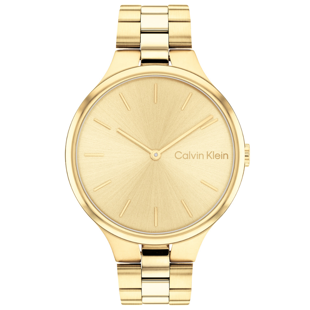 Calvin Klein CK 經典簡約金色腕錶 38MM (CK25200126)