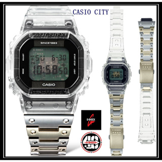 G-SHOCK 40週年限定 獨特透視表面 半透明 雙材質錶帶 DWE-5640RX-7