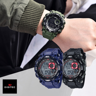 【WANgT】DIGITEC 數碼科技 DG-5030T 武裝軍事風格背光防水電子錶