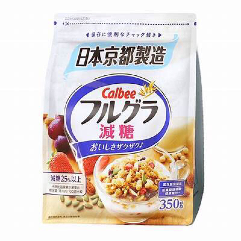 🌟即期商品🌟🇯🇵Calbee富果樂 卡樂比 減糖麥片350g 日本 麥片 早餐 減醣30%