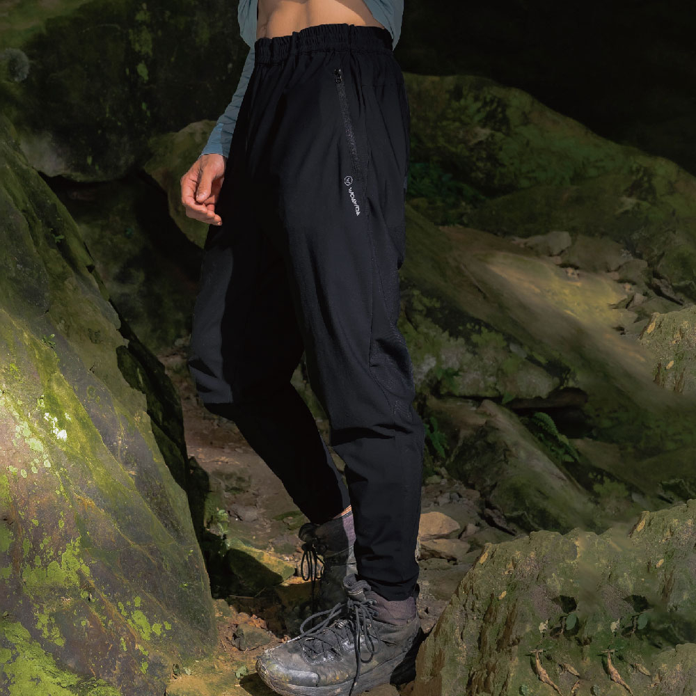 【WOAWOA】【冰絲速乾涼感束口登山褲】男女版 透氣 涼感褲 涼感長褲 抗紫外線 抗UV 冰絲褲 運動褲 登山褲 彈力