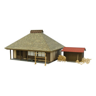 【ArtLife 藝術生活 x 日本sankei】MK05-20茅草屋-2 微縮藝術精品 紙模 DIY 1/80