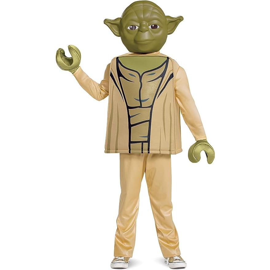 預購🚀空運🚀美國專櫃 LEGO 樂高星際大戰尤達兒童 萬聖節 裝扮服 造型服 Star Wars Child Yoda