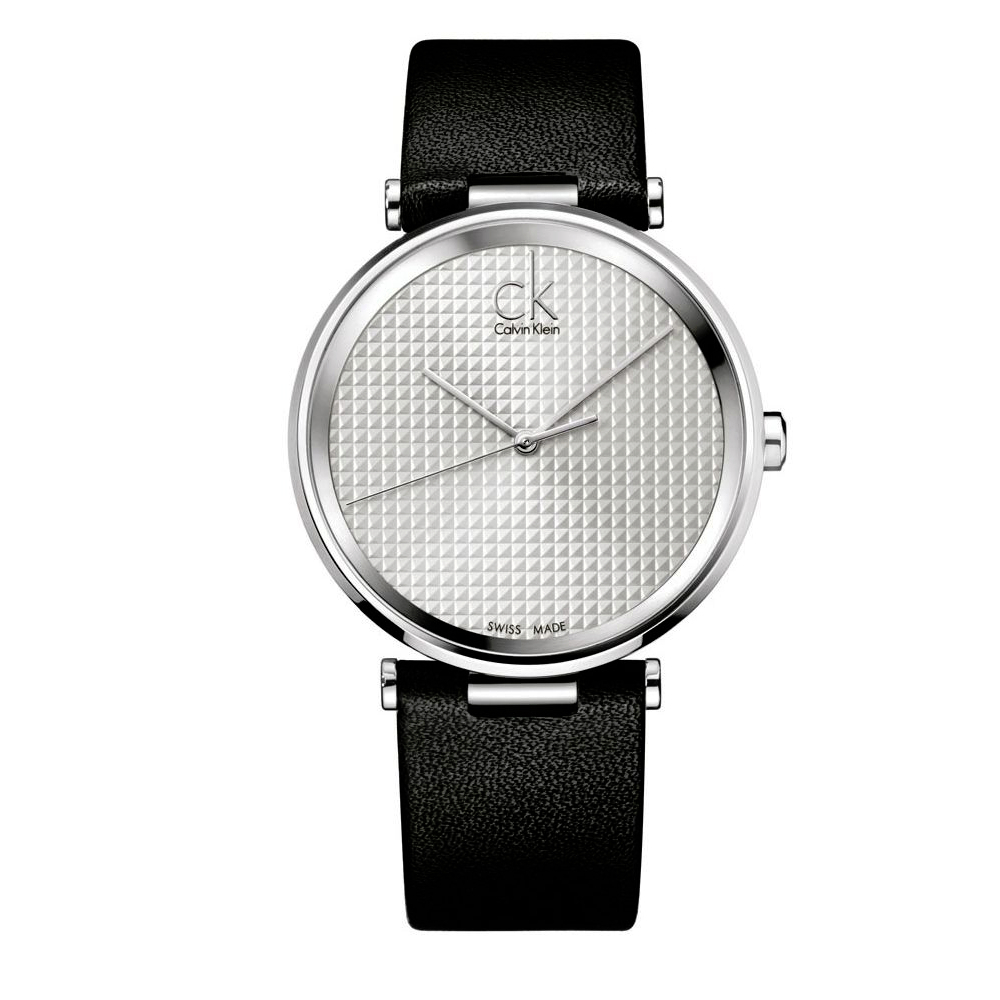 CK Calvin Klein 時尚菱格紋中性腕錶 K1S21120